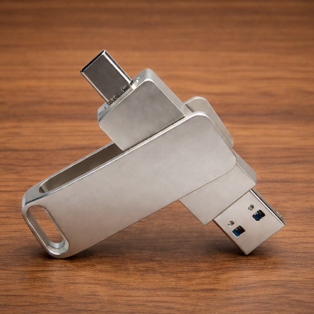 Premium Dual-USB Flash Drive Delivery
