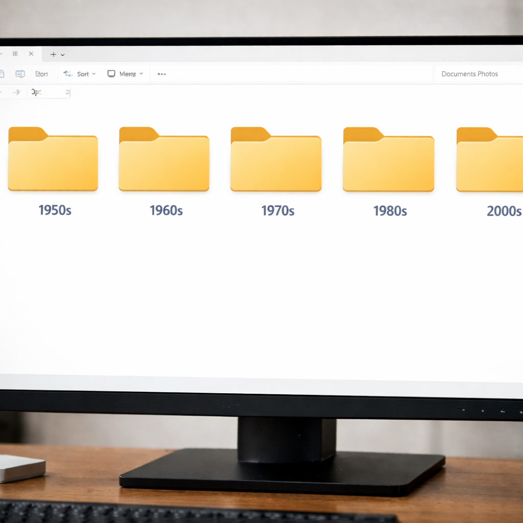 Organized Digital Folder System