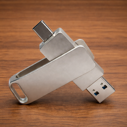 Premium Dual-USB Flash Drive Delivery