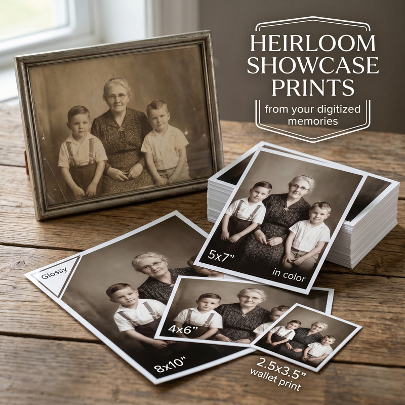 Custom Heirloom Photo Print